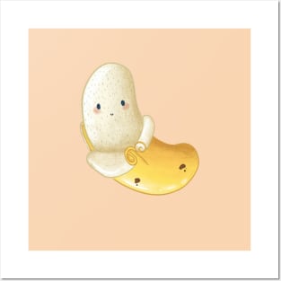 Cute Fruit Banana design Posters and Art